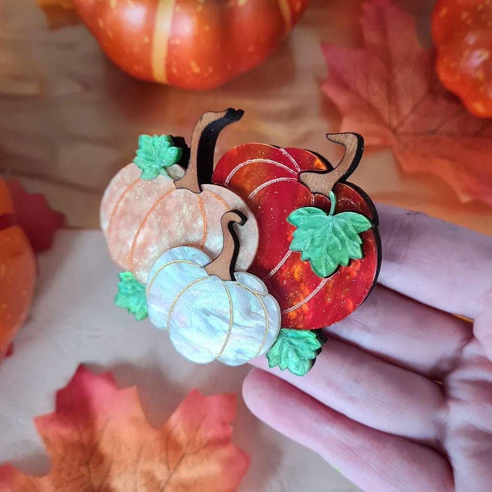 Pumpkin Patch Necklace by Cherryloco Jewellery