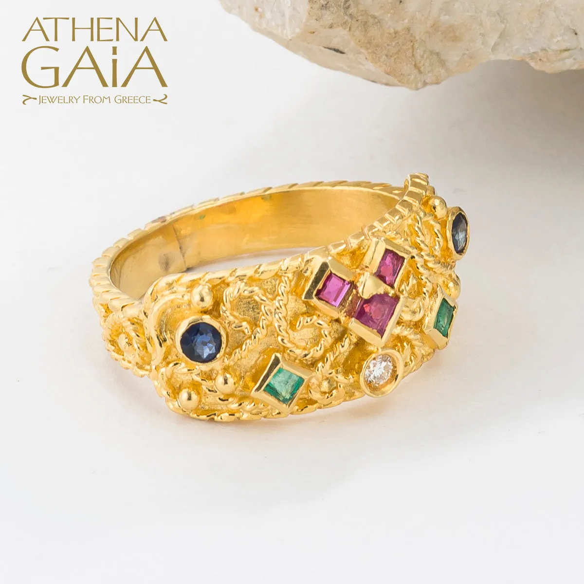 Regal Byzantine Echelon Ring