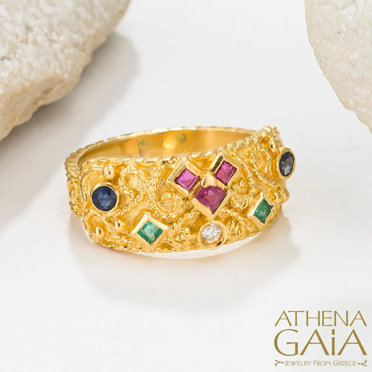 Regal Byzantine Echelon Ring