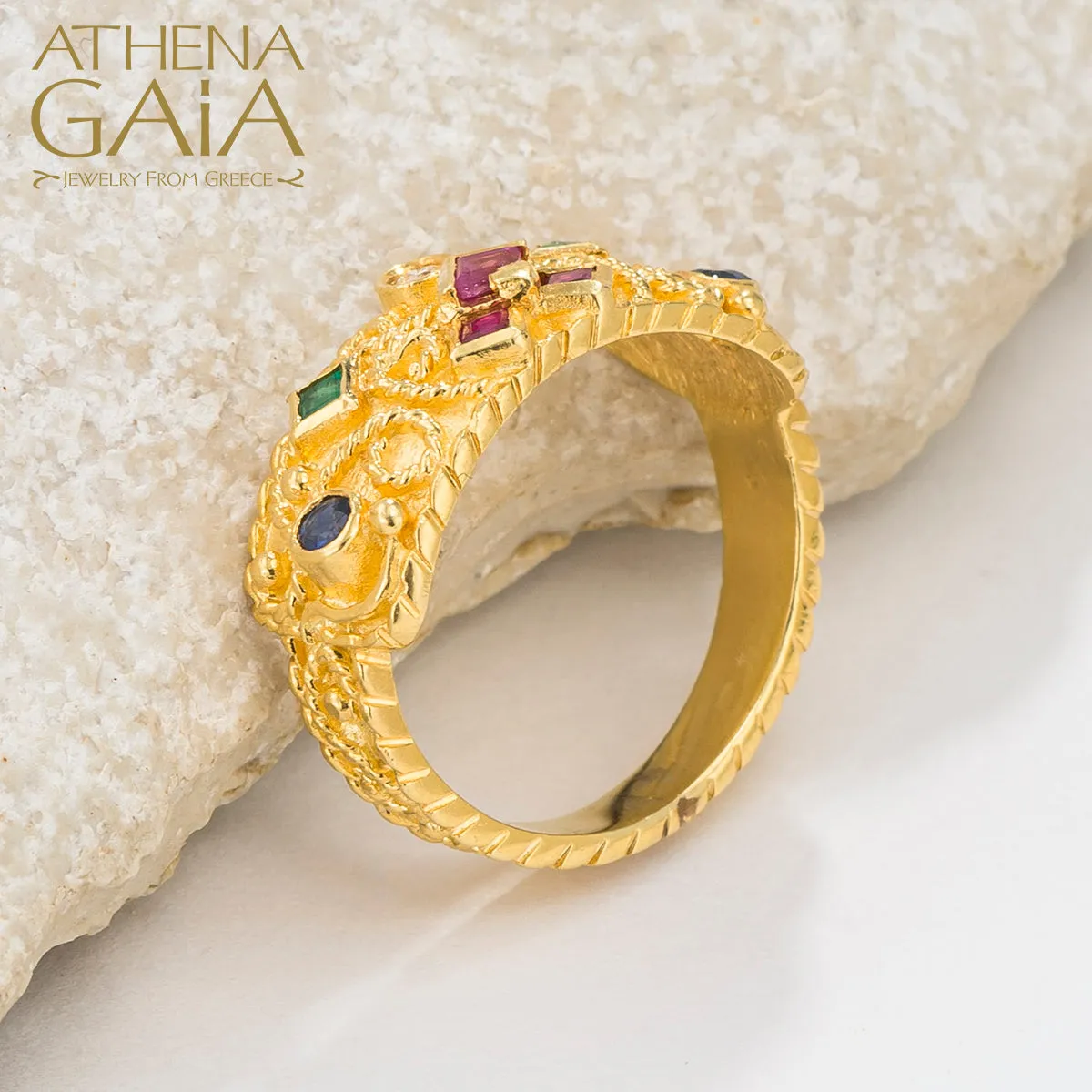 Regal Byzantine Echelon Ring