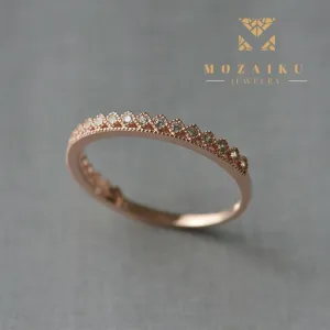 Regal Crown Zircon Ring by Mozaiku