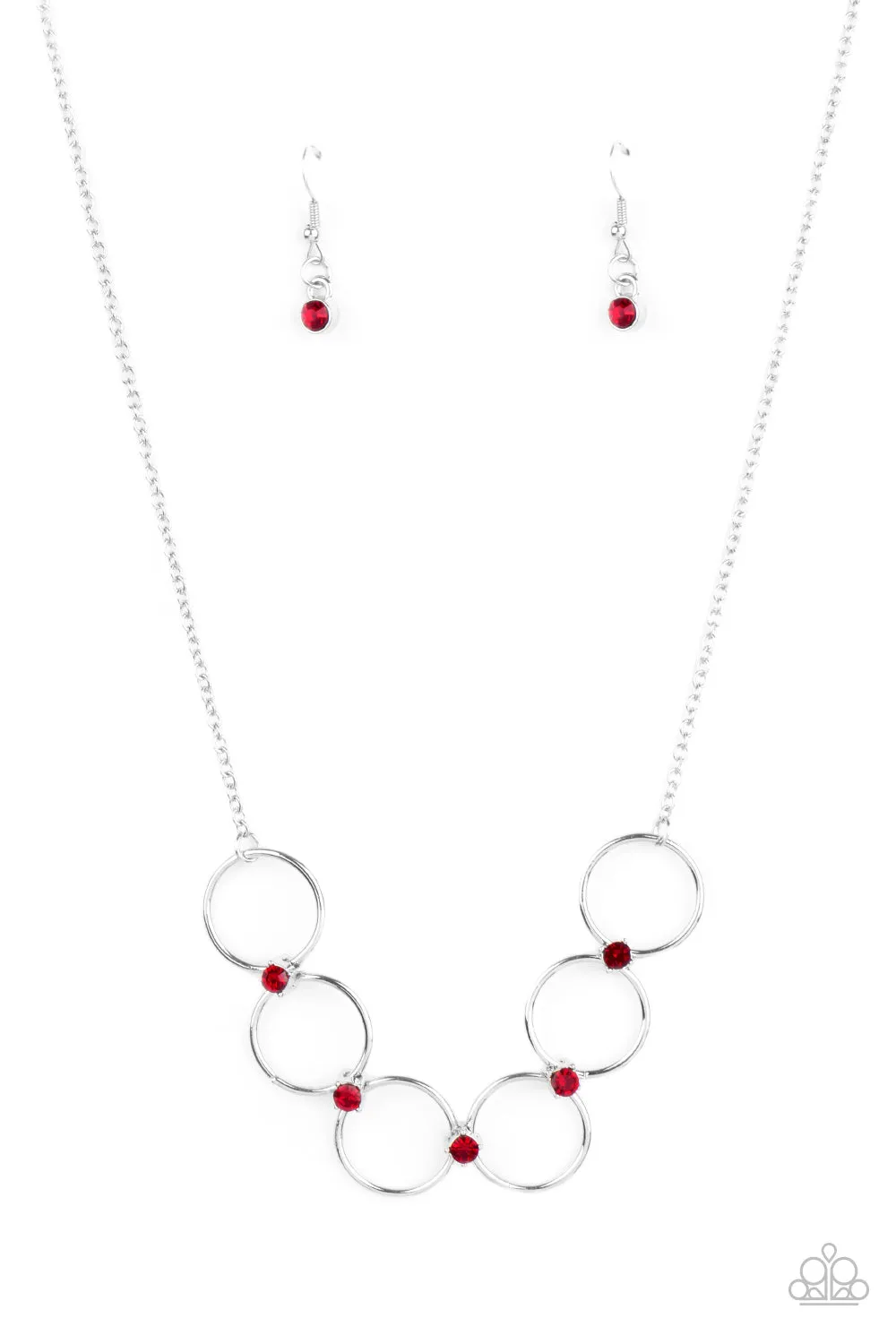 Regal Society - Red Necklace - Paparazzi Accessories