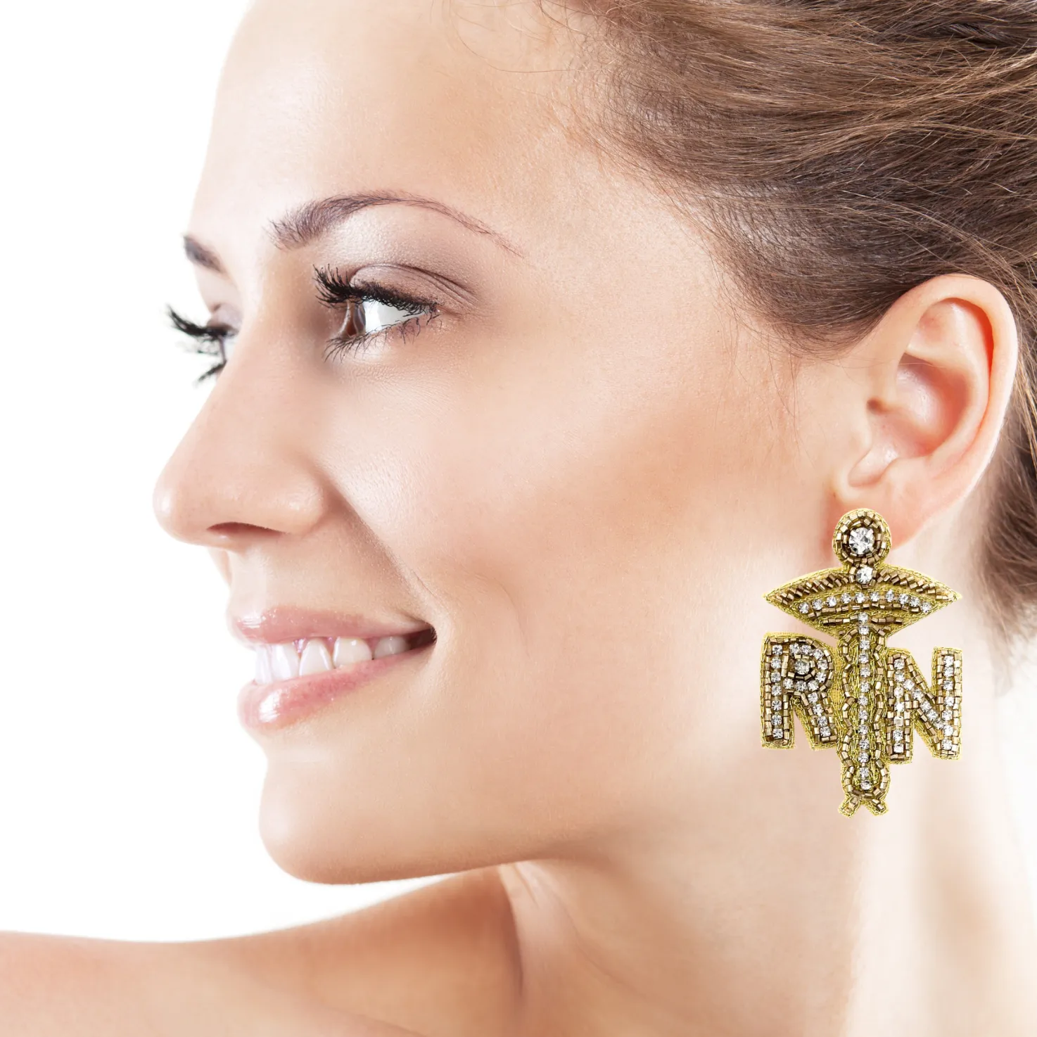 RN Beaded Earrings