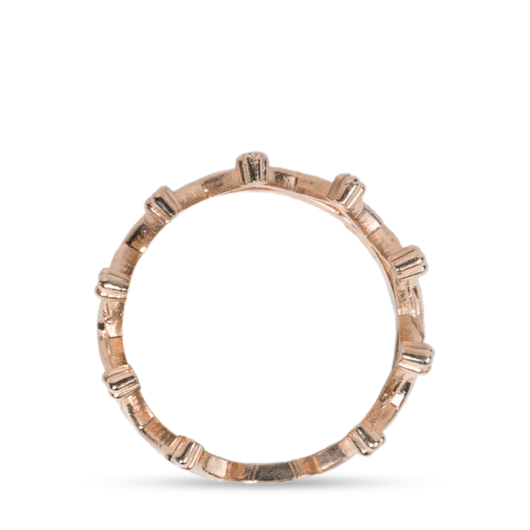 Rose Gold Crown Ring