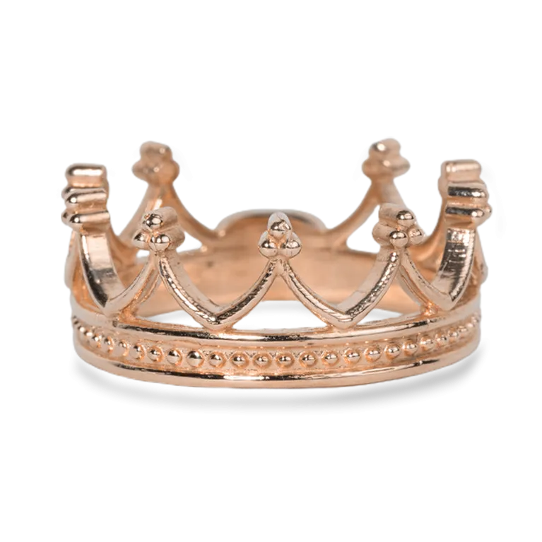 Rose Gold Crown Ring