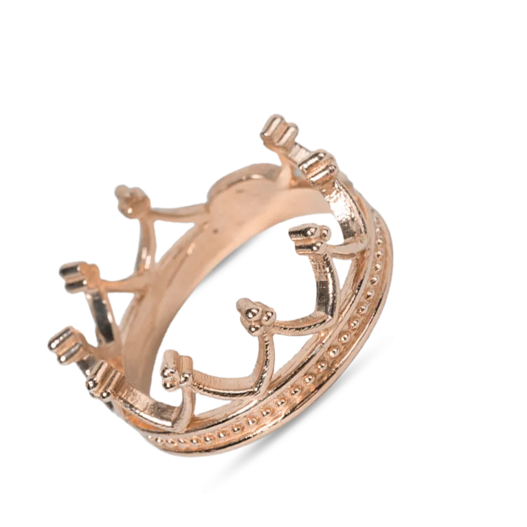 Rose Gold Crown Ring