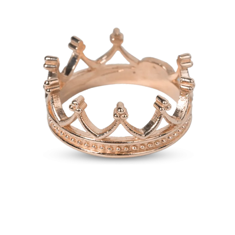 Rose Gold Crown Ring