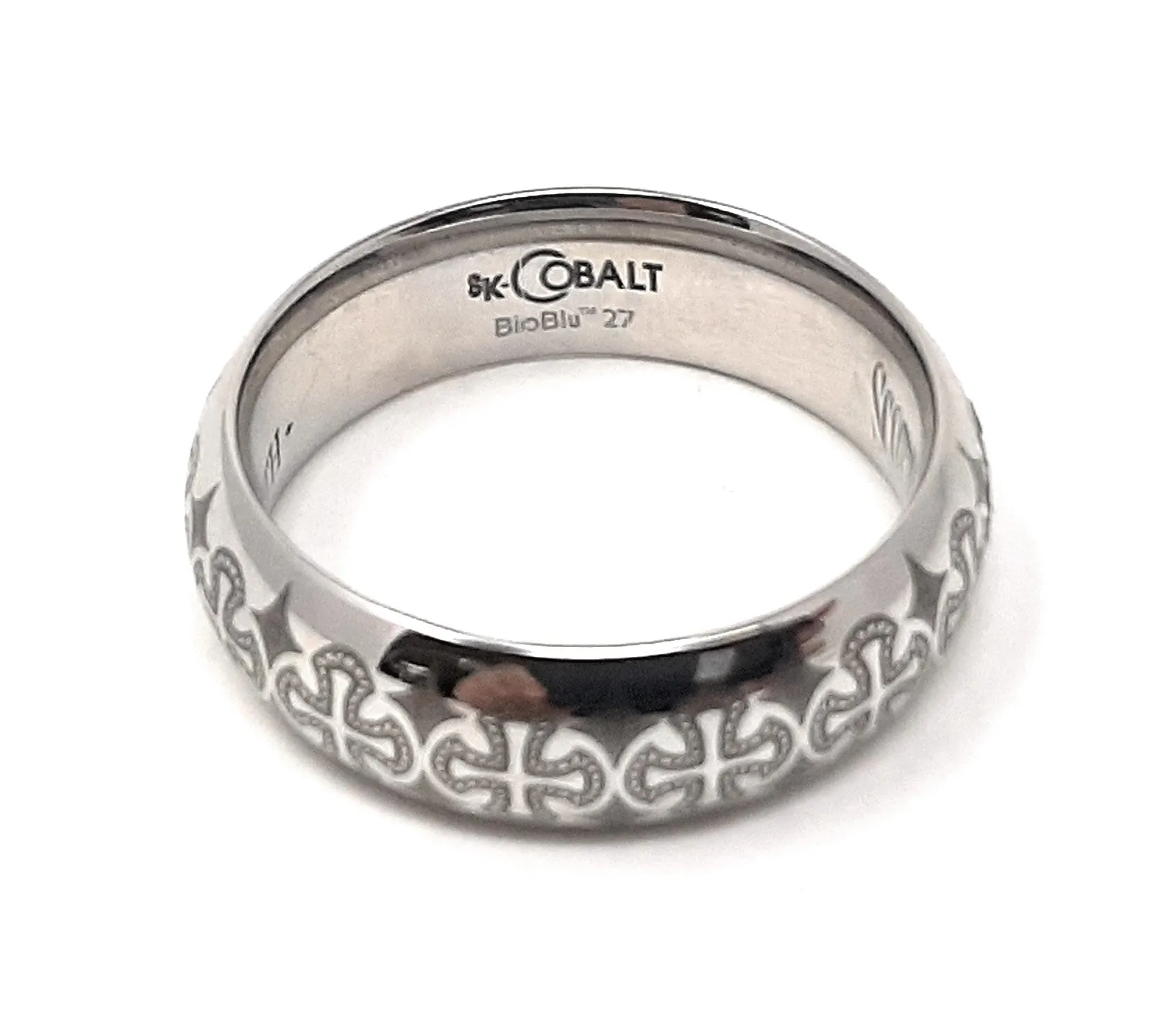 Royal Cross Devout Ring Colbolt Mens Wedding Band By Scott Kay sz 9 1/4