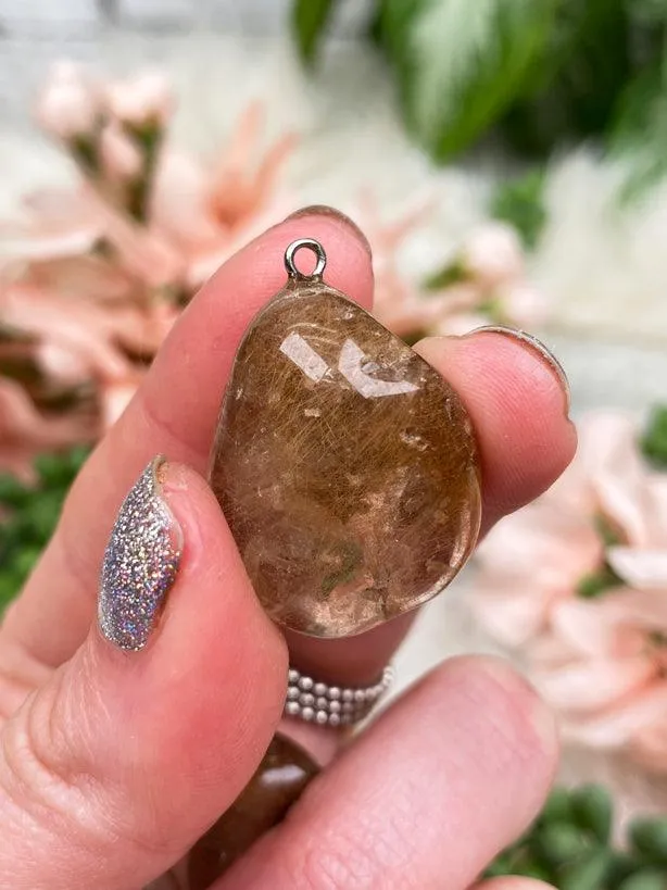 Rutilated Quartz Pendant