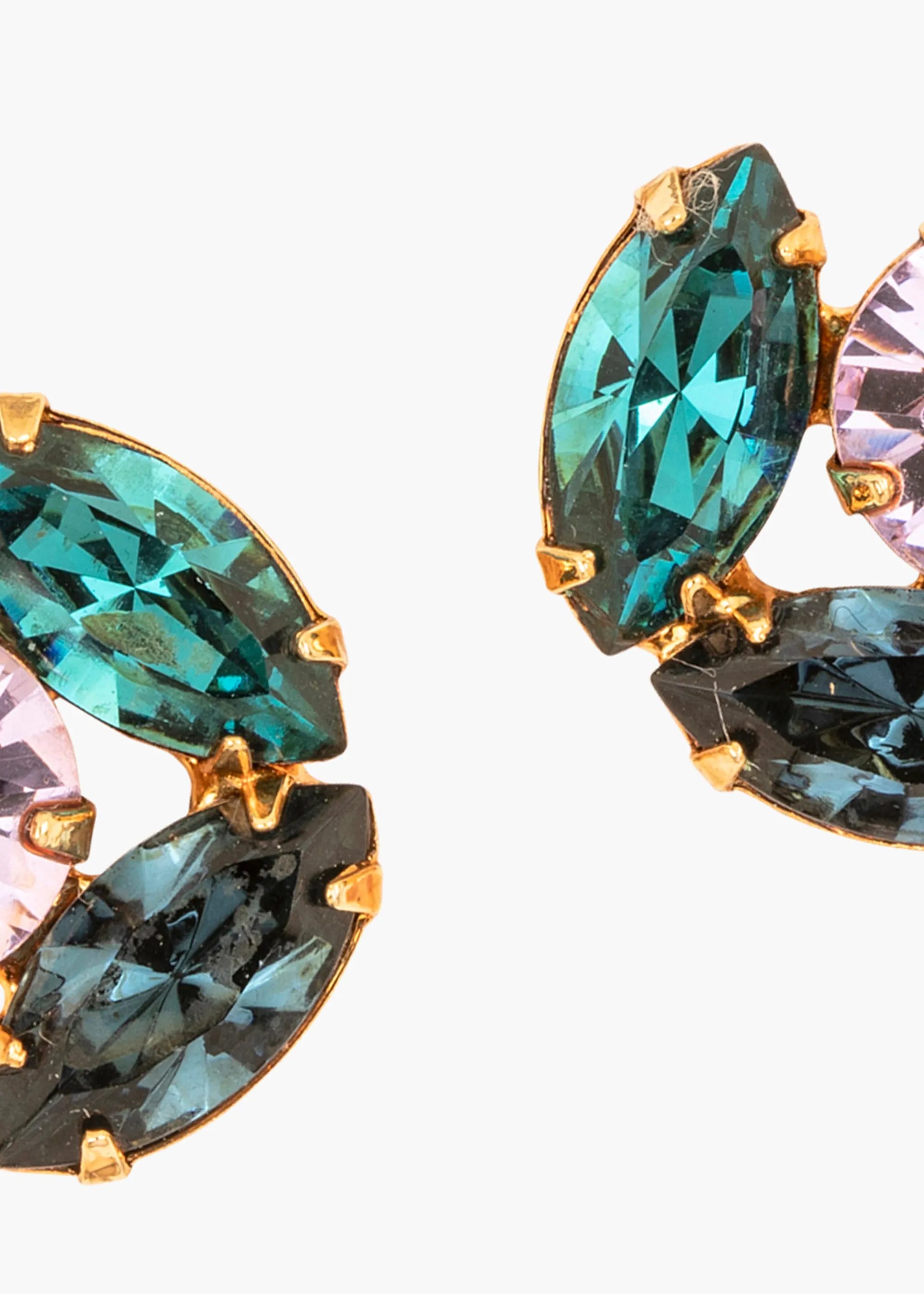 Sadie Earrings -- Peacock