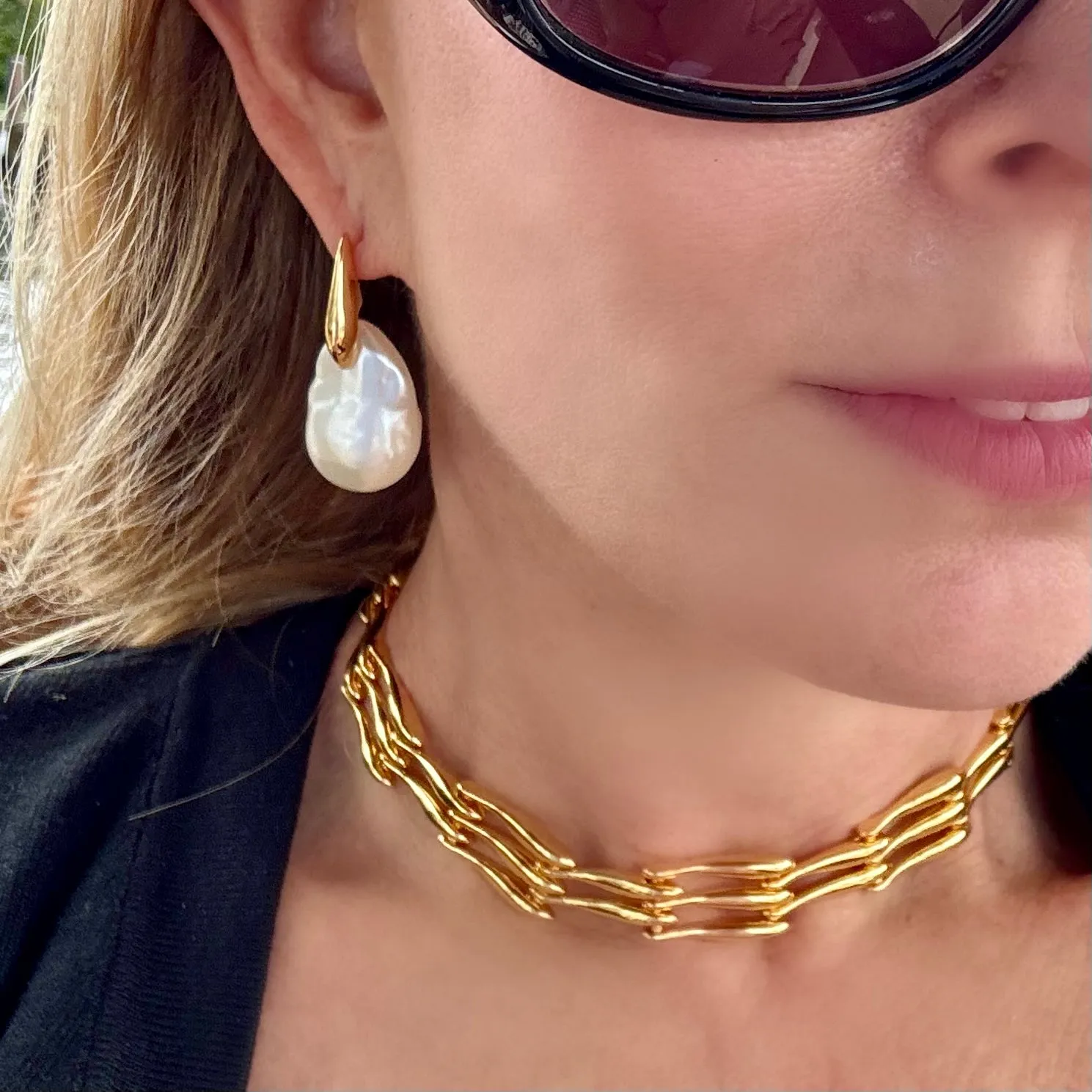 Sardine Pearl Earrings