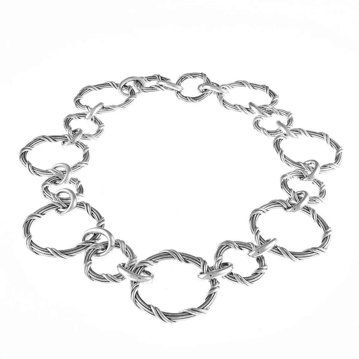 Signature Classic Statement Link Necklace in sterling silver 18", 135.0 g