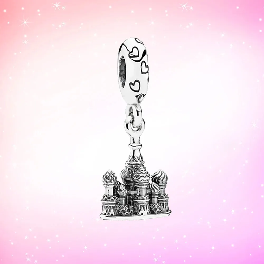 Silver-Plated Charm for DIY Bracelets & Bangles