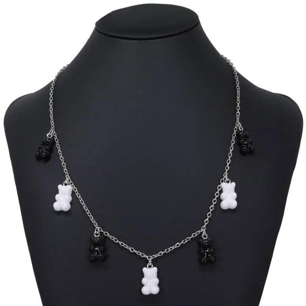 Sky Madrid Teddy Bear Pendant Necklace