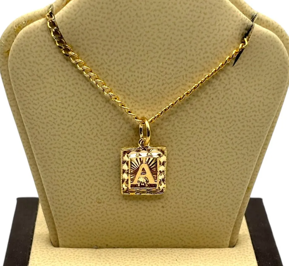Small Letter Pendants
