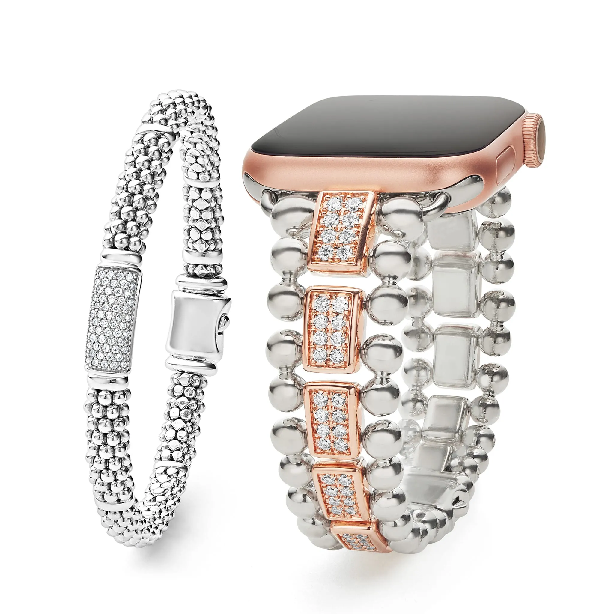 Smart Caviar 18K Rose Gold and Diamond Smart Caviar Gift Set