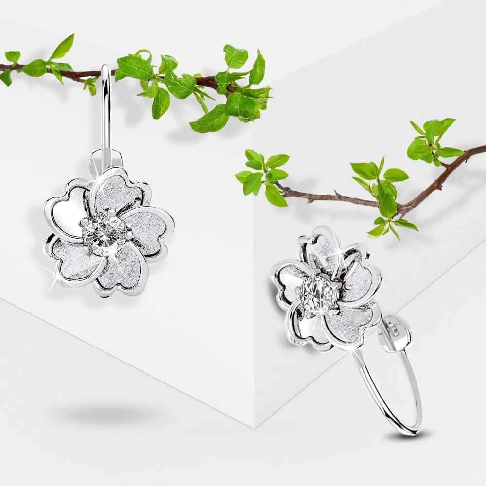 Solid 925 Sterling Silver Line Clip-On Earrings
