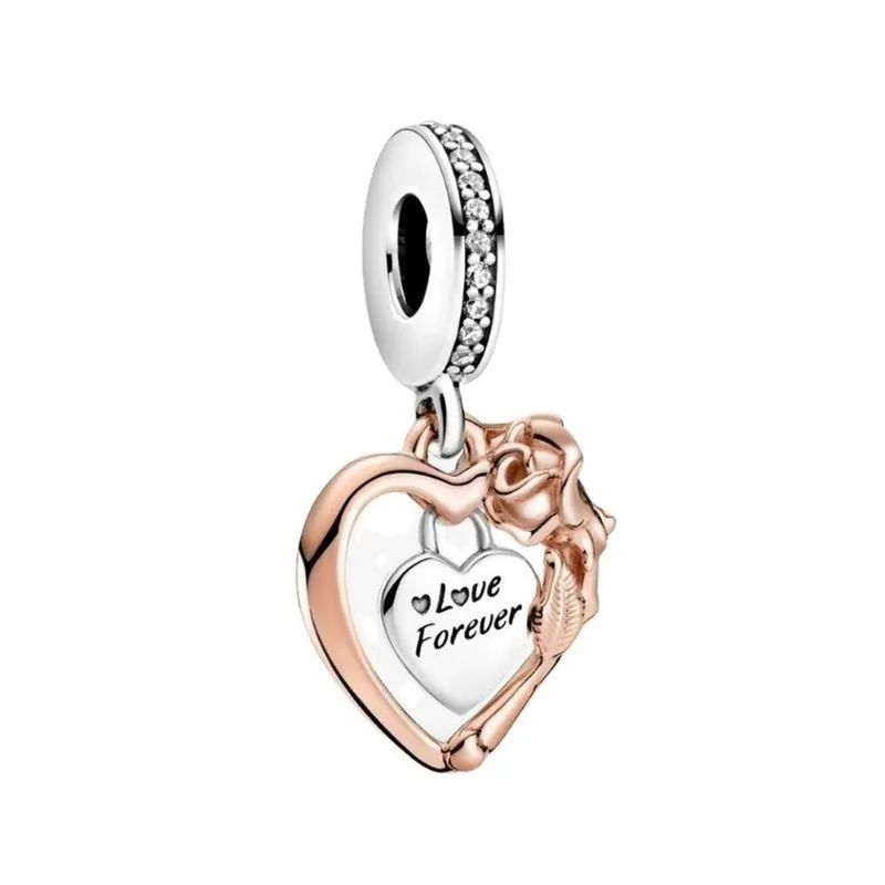 Sterling Silver Zircon Stylish Charm For Girls