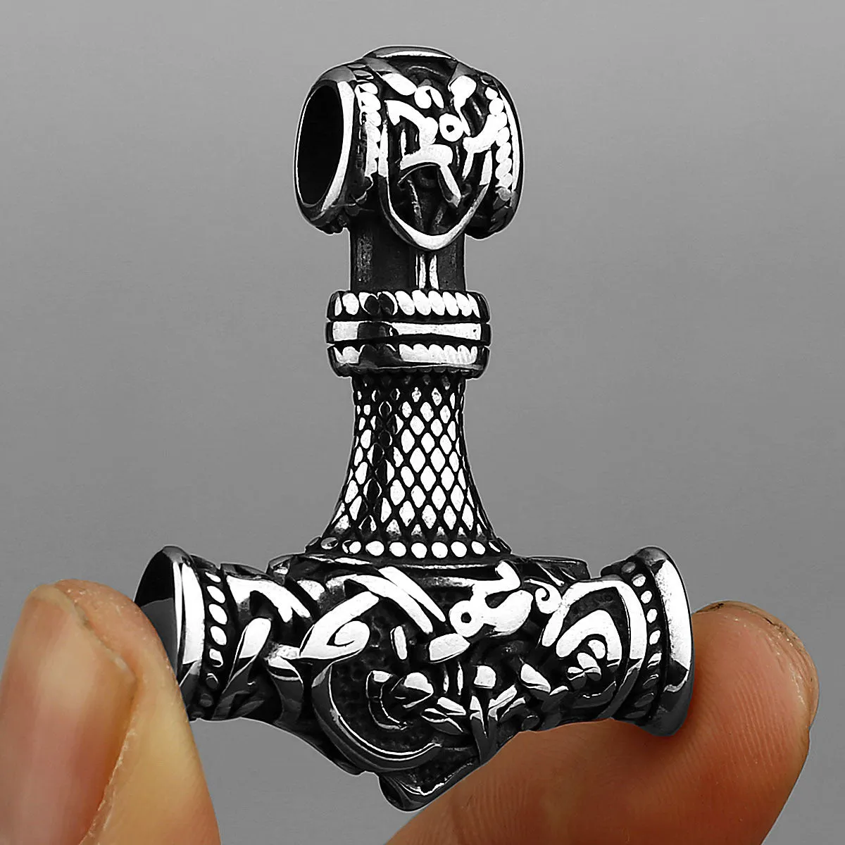 Stormbreaker Hammer - Viking Pendant Necklace by The Nevermore