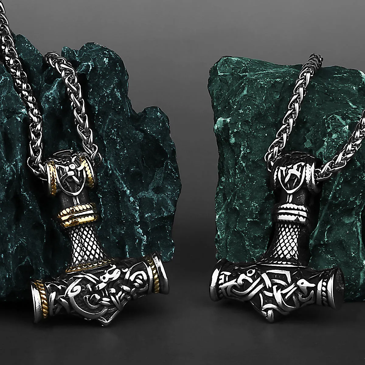 Stormbreaker Hammer - Viking Pendant Necklace by The Nevermore
