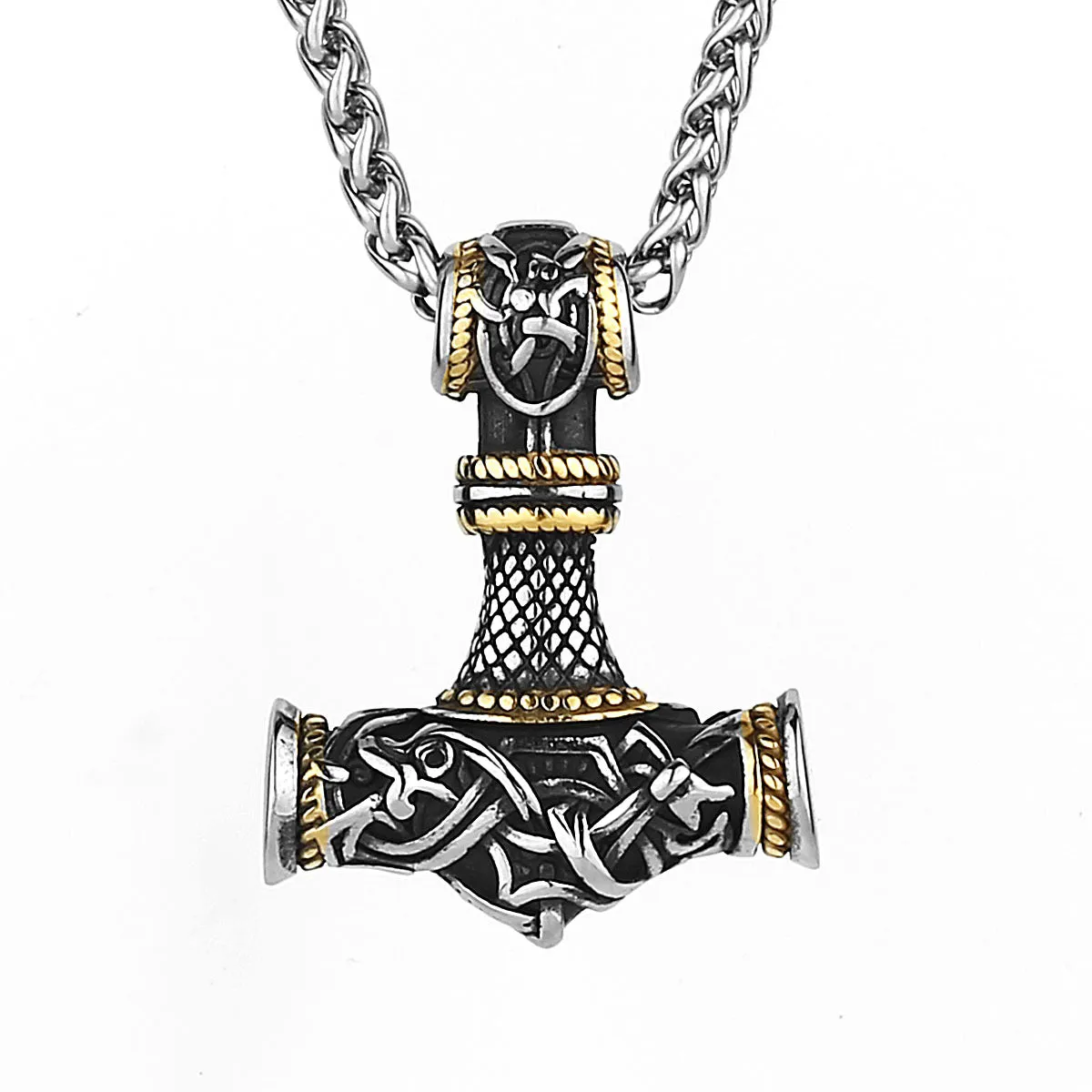 Stormbreaker Hammer - Viking Pendant Necklace by The Nevermore