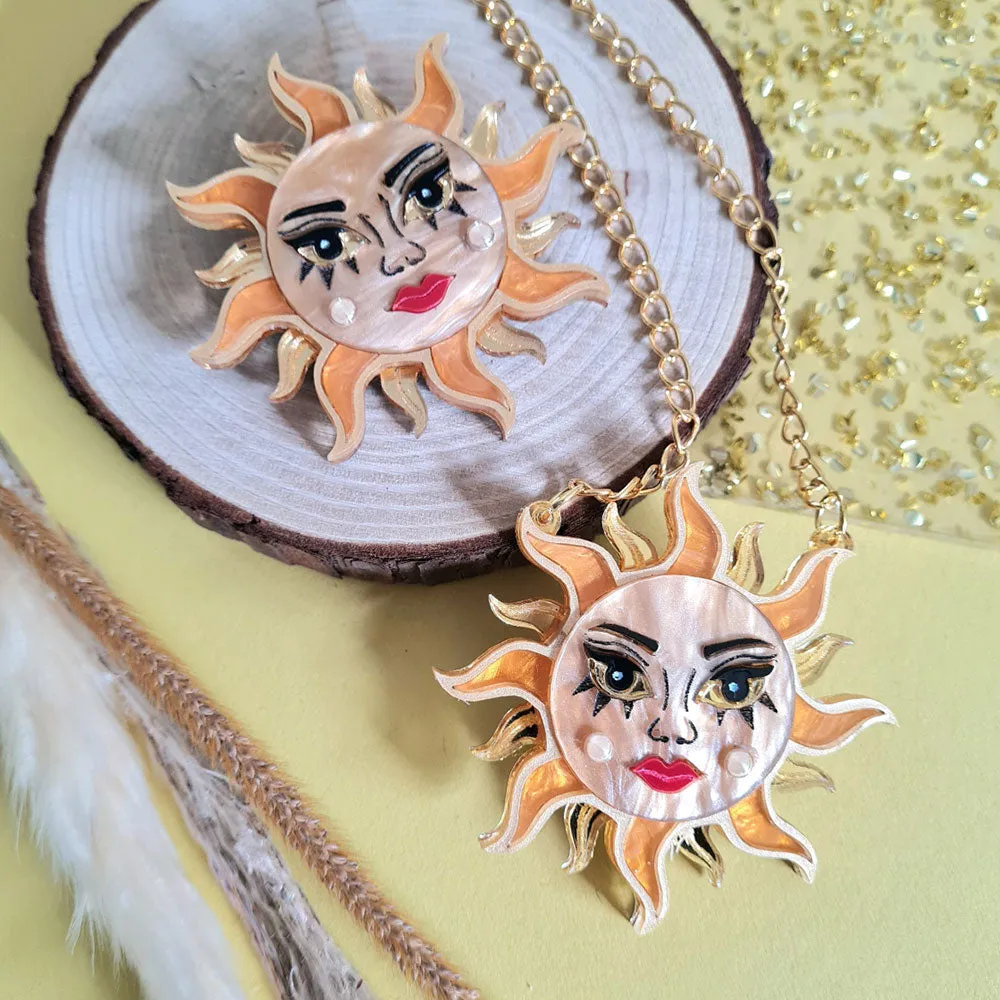 Sun Goddess Necklace by Cherryloco Jewellery
