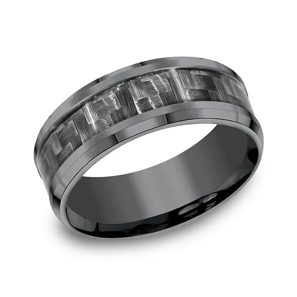 Tantalum Comfort-fit Design Wedding Band