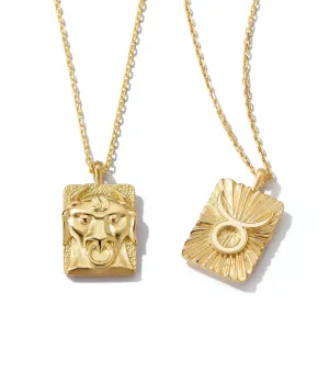 Taurus Zodiac Pendant Necklace