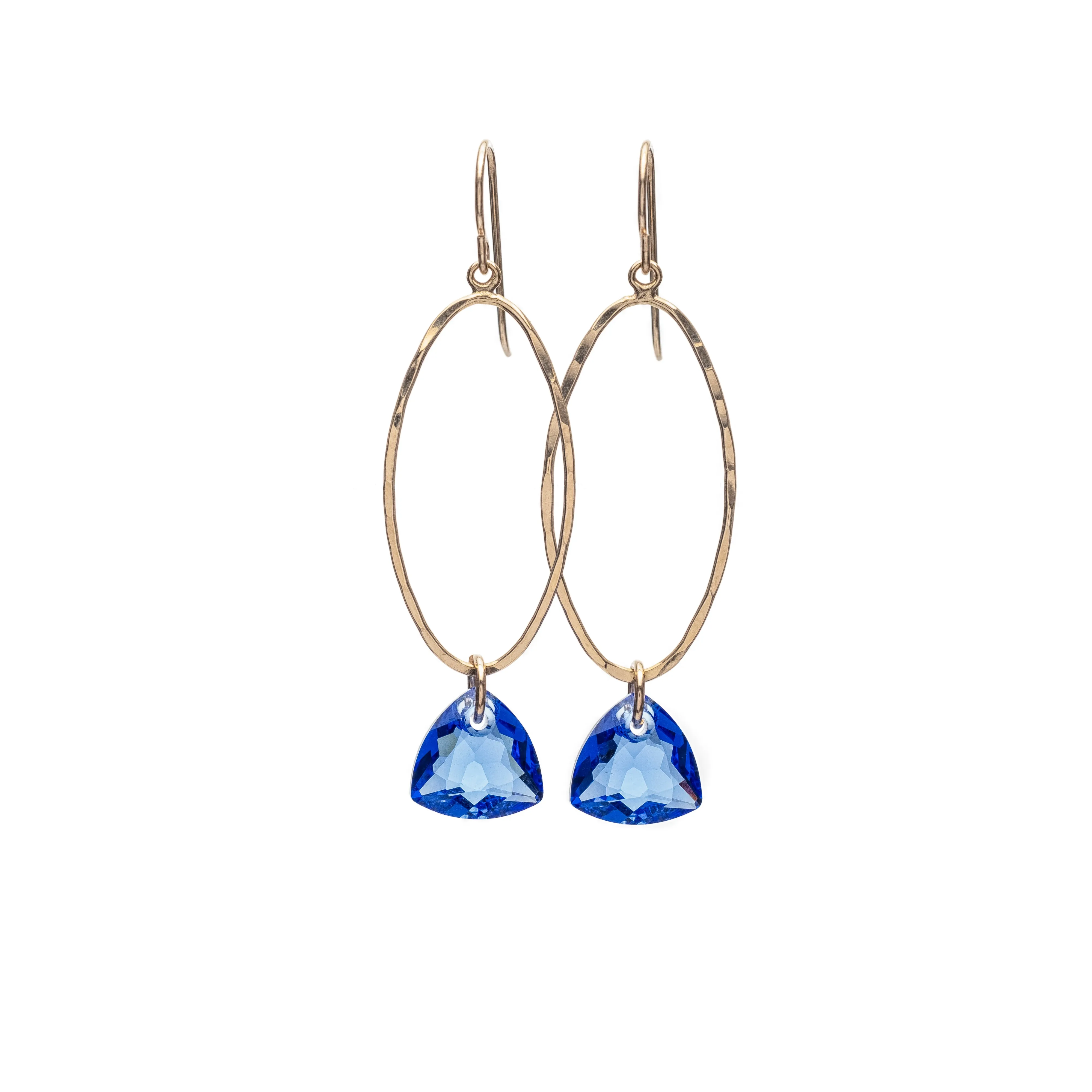 Trillion Cut Oval Drop