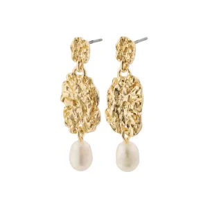 TRUE gold-plated earrings