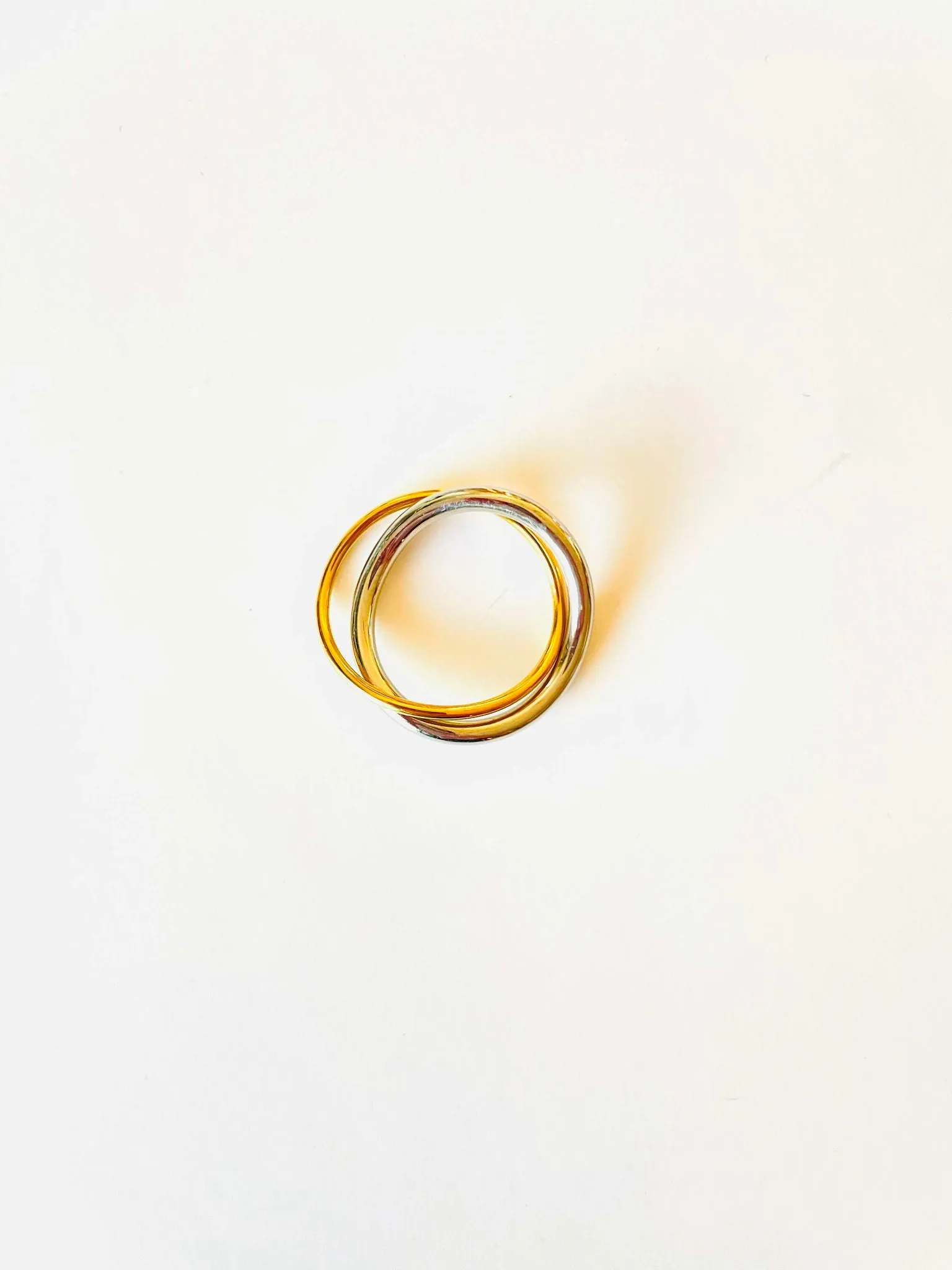 Two Tone Twisted Ring {Waterproof Jewelry!}