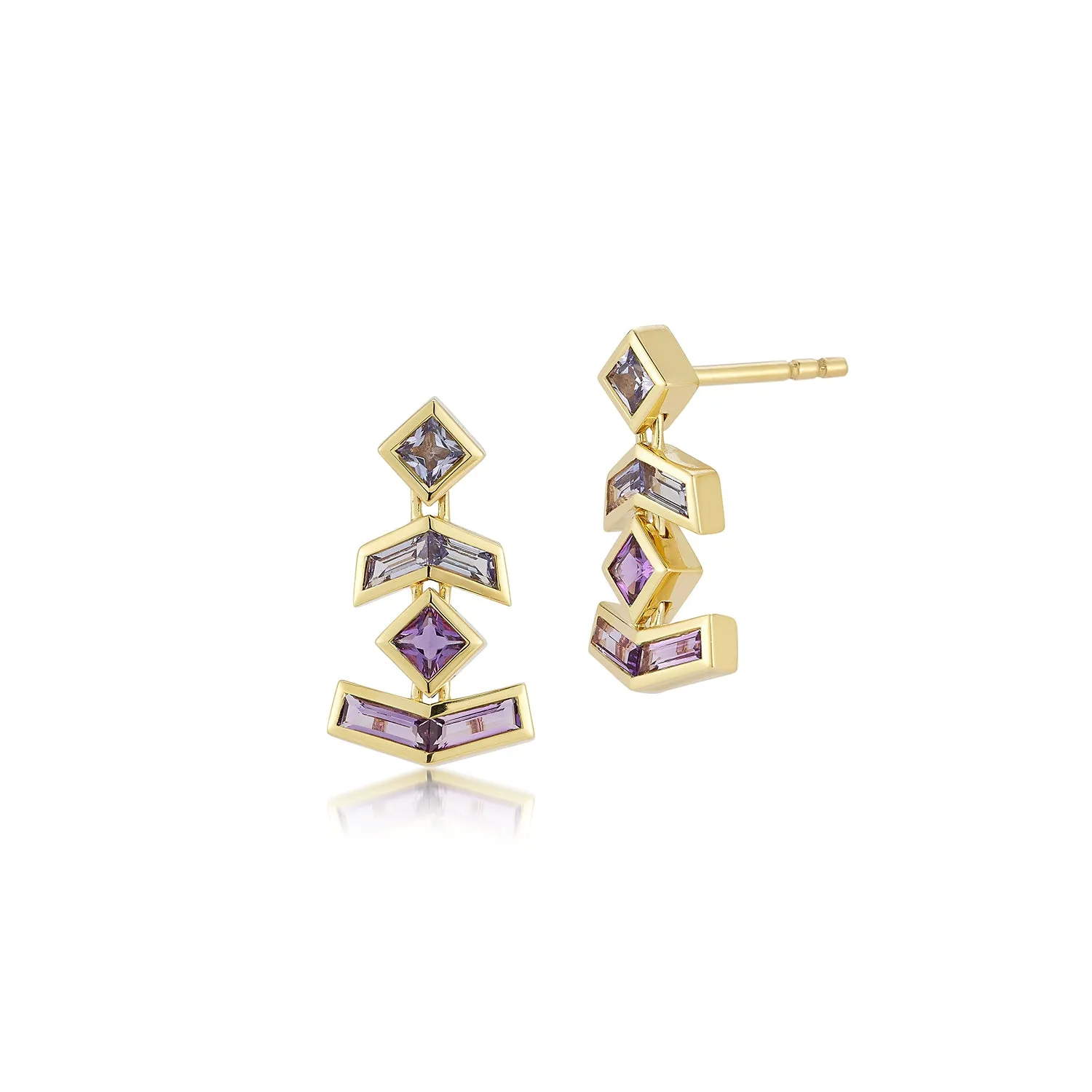 Vibrations Mini Earrings in Ether