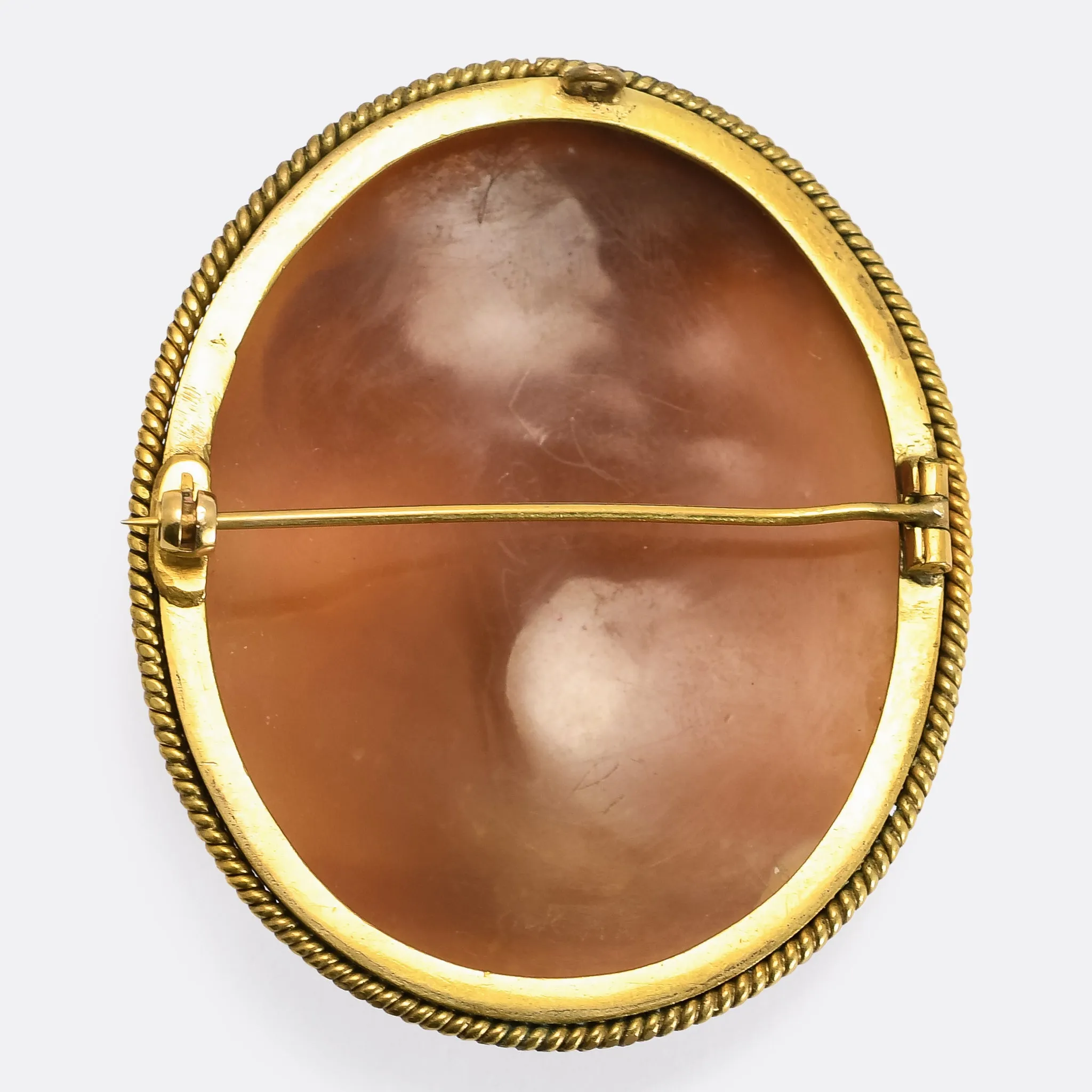 Victorian "The Dancing Muse" Cameo Brooch