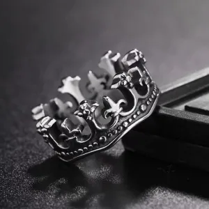 Vintage Crown King Ring