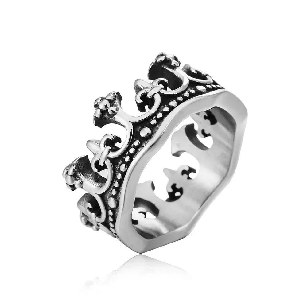 Vintage Crown King Ring