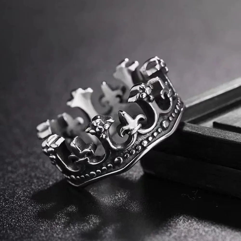 Vintage Crown King Ring