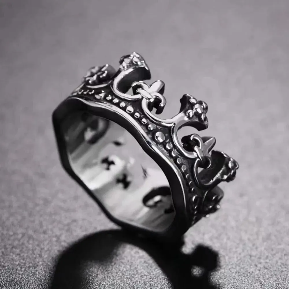 Vintage Crown King Ring