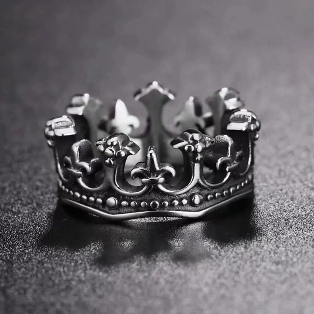 Vintage Crown King Ring