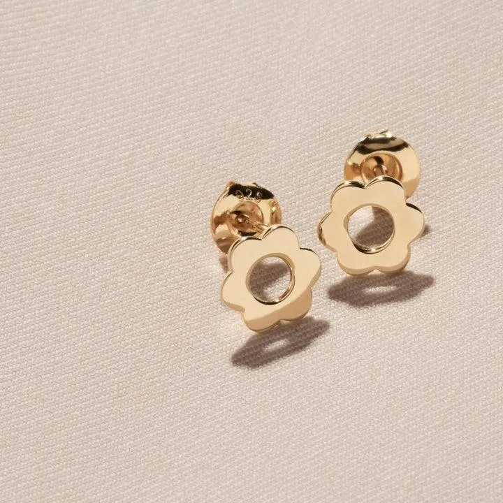 Wildflower Stud Earring - Gold Plated