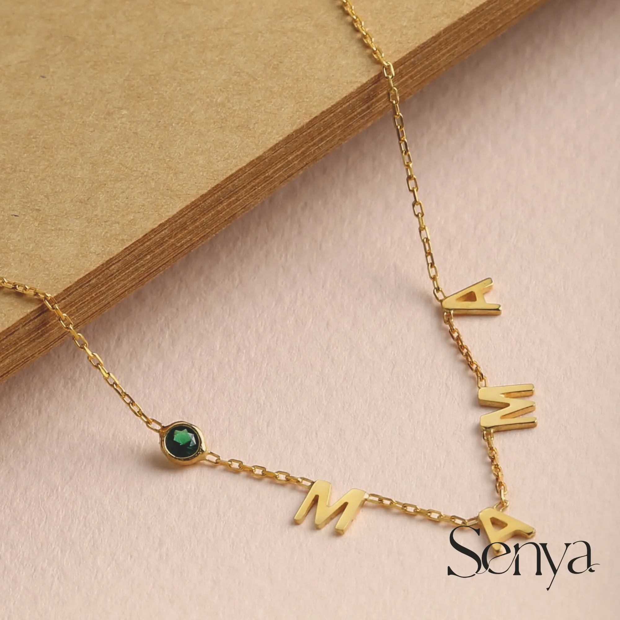 Zella Birthstone Necklace