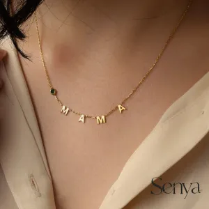 Zella Birthstone Necklace