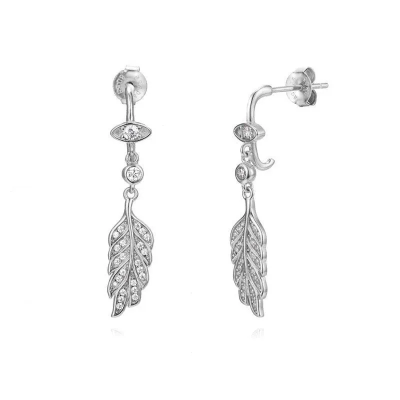 Zircon Tassel Dangle Earrings, Multiple Designs, Shimmering Stones, Gold/Silver Finish, Perfect for Weddings and Parties