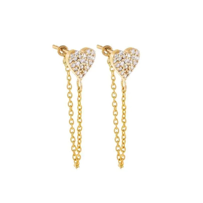 Zircon Tassel Dangle Earrings, Multiple Designs, Shimmering Stones, Gold/Silver Finish, Perfect for Weddings and Parties